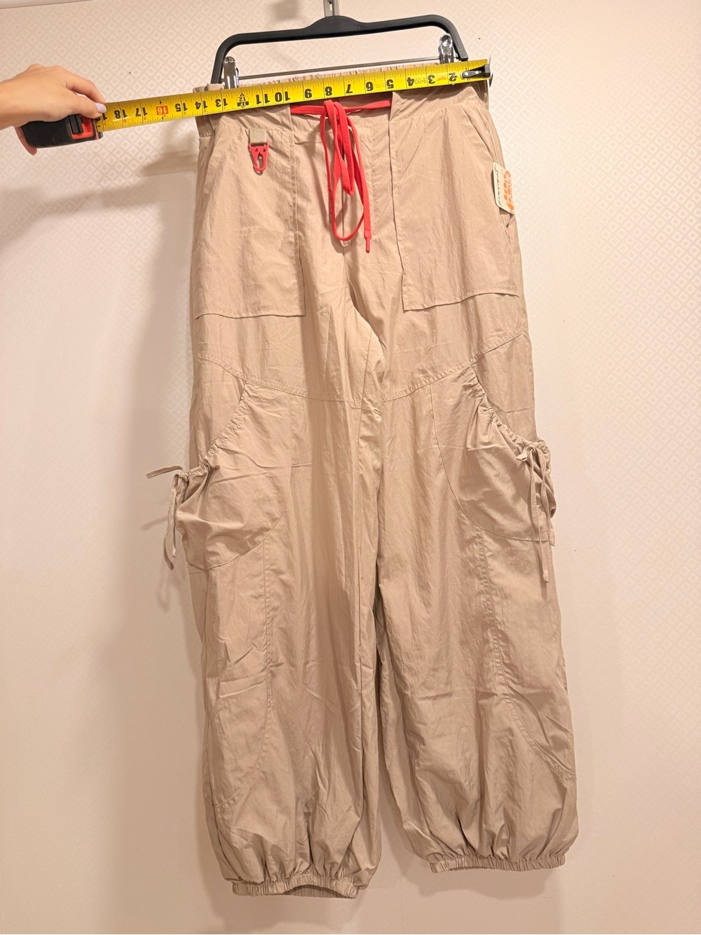 NWT Free People Movement High Point Hiking Joggers with Red Drawstring Size S - Picture 5 of 12